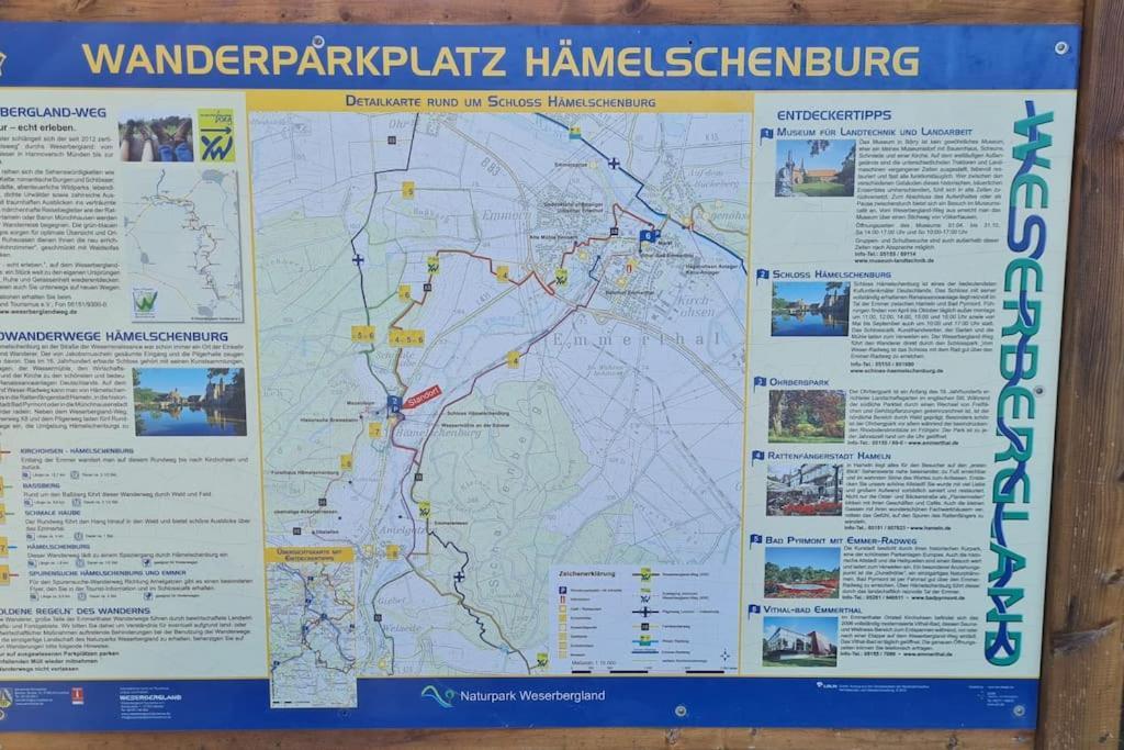 Schoene Ferienwohnung T&N Im Weserbergland Emmerthal 外观 照片